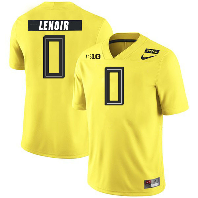 Deommodore Lenoir Oregon Jersey,Oregon Ducks Football Uniforms Youth-Alternate Yellow